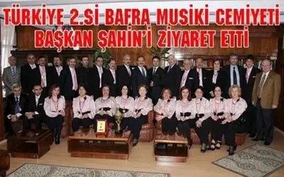 Musiki Cemiyeti Başkan Şahin`i Ziyaret Etti