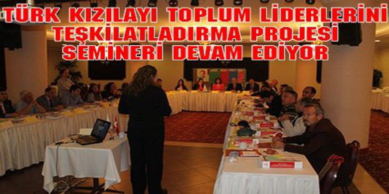Türk Kızılayından Eğitici Eğitim Semineri - Türk Kızılayından Eğitici Eğitim Programı Semineri.