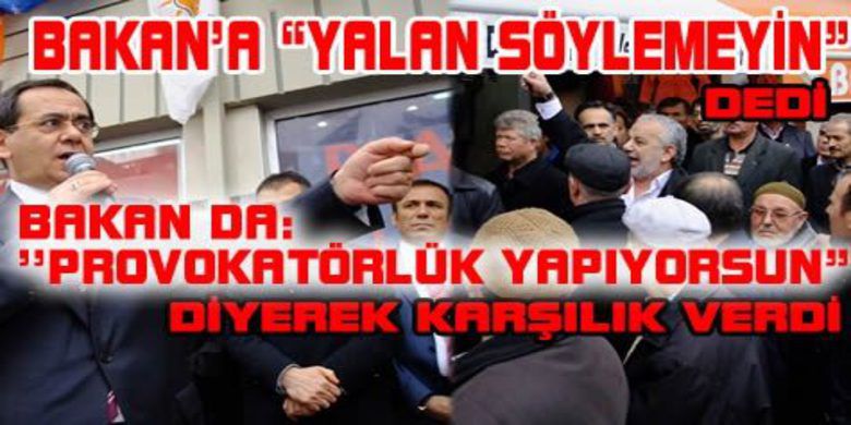 Bakan Demir`e Protesto Şoku - Ak Parti Samsun milletvekillerinin Bafra`daki aday tanıtım programında konuşan Bakan Mustafa Demir`e vatandaştan protesto.
