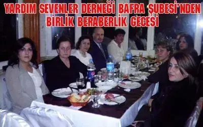 Yardım Sevenler`den Birlik Yemeği