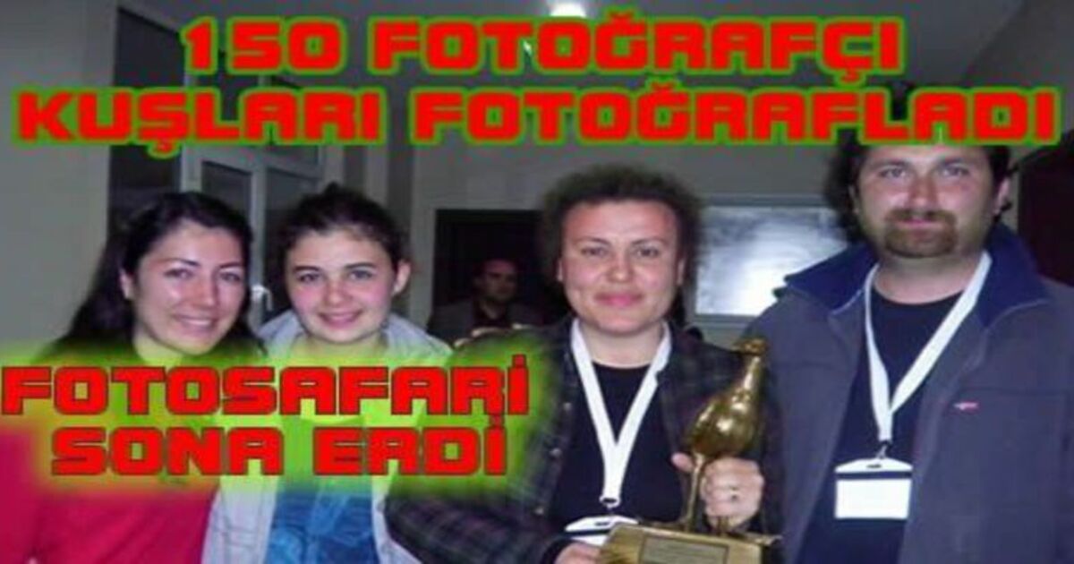 Kızılırmak Deltası Fotosafari`de Ödül Töreni