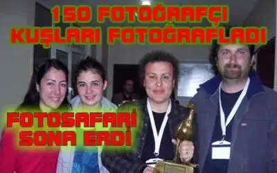 Kızılırmak Deltası Fotosafari`de Ödül Töreni