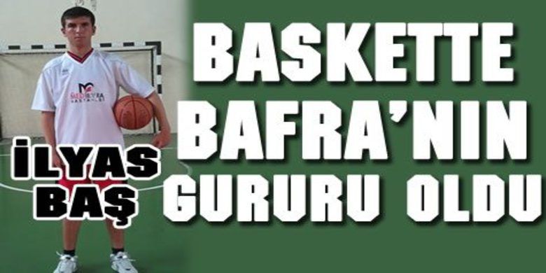 İlyas Baş Milli Takıma Davet Edildi - Bafra Doğanca İlköğretim Okulu 8. sınıf öğrencisi ve Bafra Basketbol İhtisas Spor Kulübünün Sporcusu İlyas Baş (14) Yıldız Milli Takım Kampına davet edilerek Bafra`nın gururu oldu.