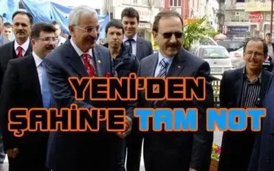 Ahmet Yeni`den Şahin`e Övgü