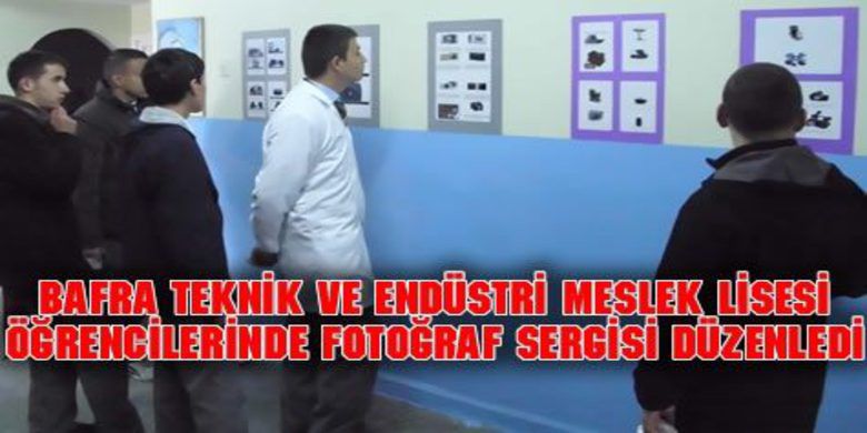 Geçmişten Günümüze Bilişim Fotoğraf Sergisi - Bafra Teknik ve Endüstri Meslek Lisesi Bilişim Teknolojileri Alanı öğretmen ve öğrencileri Bilişim Haftası çerçevesinde
