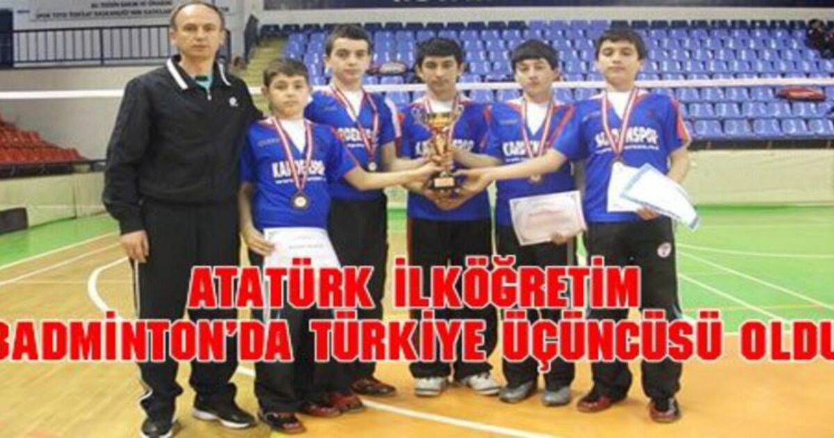 Atatürk İlköğretim Okulu Türkiye Üçüncüsü