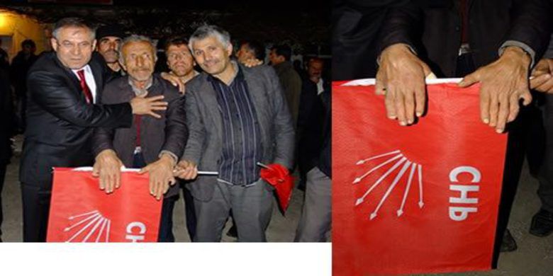 Doğuştan Chp`li - Samsun`un Bafra İlçesine bağlı Doğanca Beldesinde 6 parmaklı CHP`li herkesi şaşırtıyor.