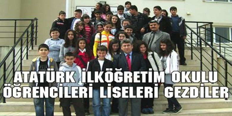 Öğrenciler Samsun`daki Liseleri Gezdiler - Bafra Atatürk İlköğretim Okulu 7.Sınıf öğrencileri Samsun`daki Liseleri Gezdiler.