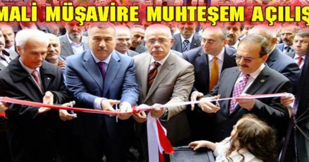 Bafra`da Miting Gibi Mali Müşavir Açılışı