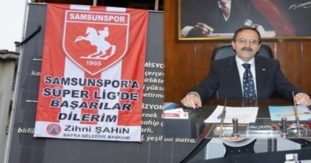 Şahin`den Şampiyon Samsunspor`a Başarılar