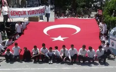 19 Mayıs Gençlik Yürüyüşü Yapıldı