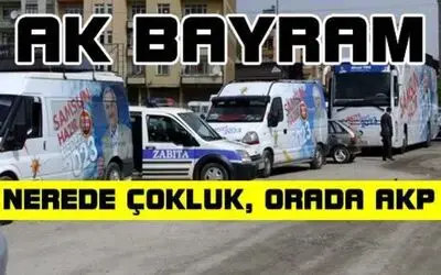 Bayrama Da Siyaset Karıştı
