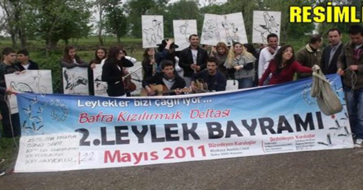 Bafra`da Kızılırmak Deltası 2. Leylek Bayramı