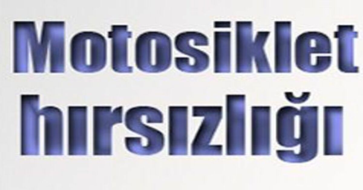 Bafra`da Bir Motosiklet Çalındı