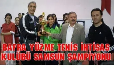 Bafra Çifte Şampiyonluğa Ulaştı