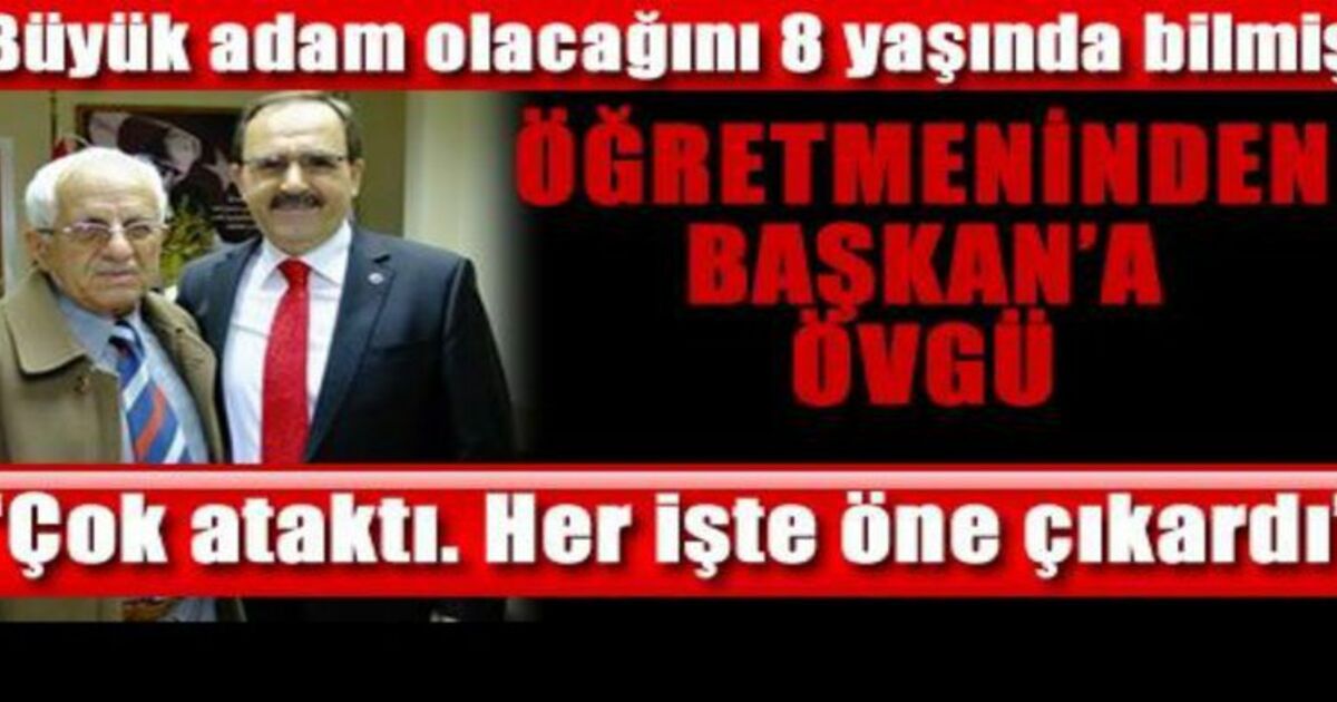 Öğretmeninden Başkan Şahin`e Ziyaret