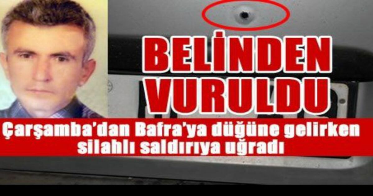 Düğüne Gelirken Silahlı Saldırıya Uğradı