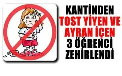 İlköğretim Okulunda Gıda Zehirlenmesi