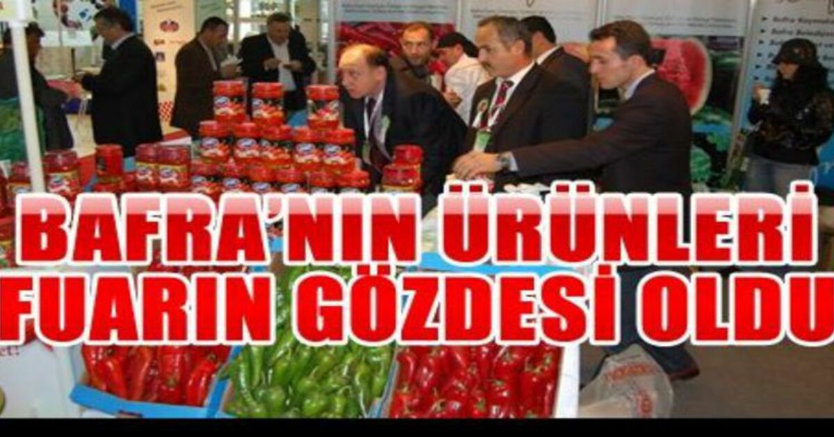 Fresh Türkiye Fuarına Bafra Damgası
