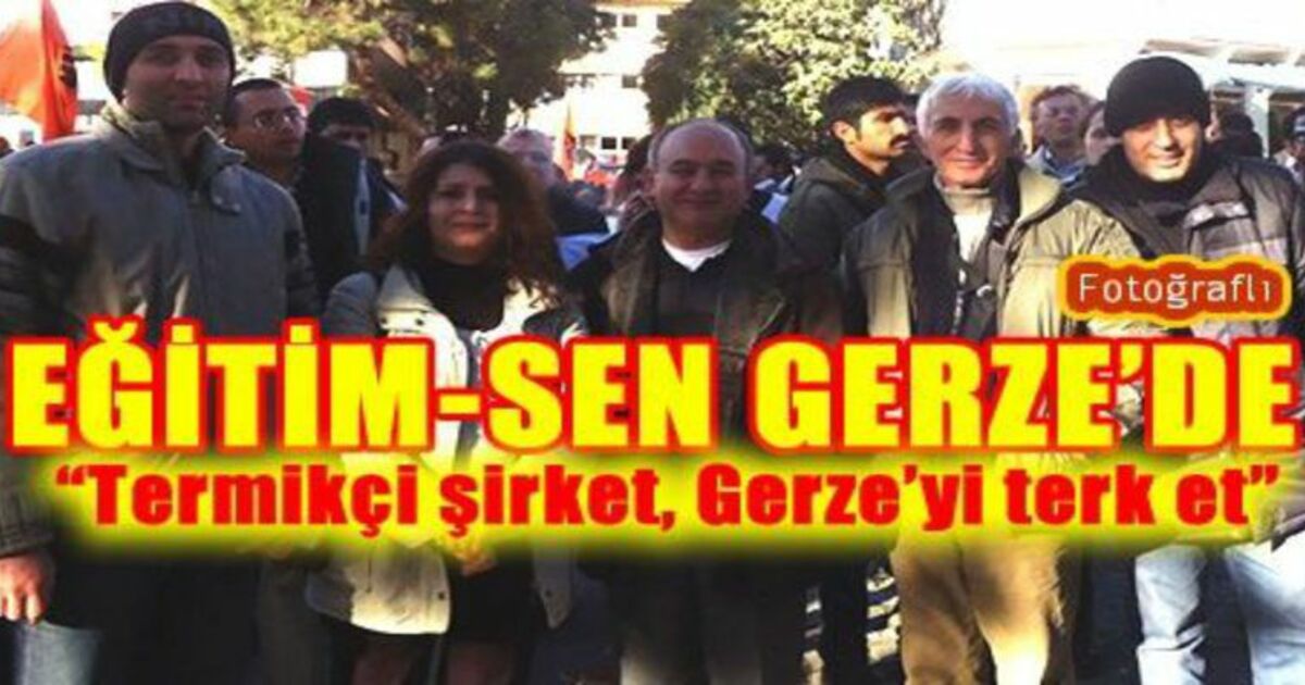 Bafra Eğitim-sen Gerzelilere Destek Verdi