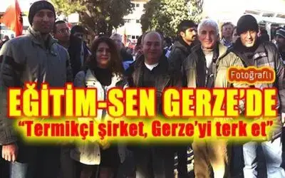 Bafra Eğitim-sen Gerzelilere Destek Verdi