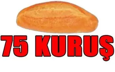 Ekmeğin Tavan Fiyatı 75 Kuruş Oldu