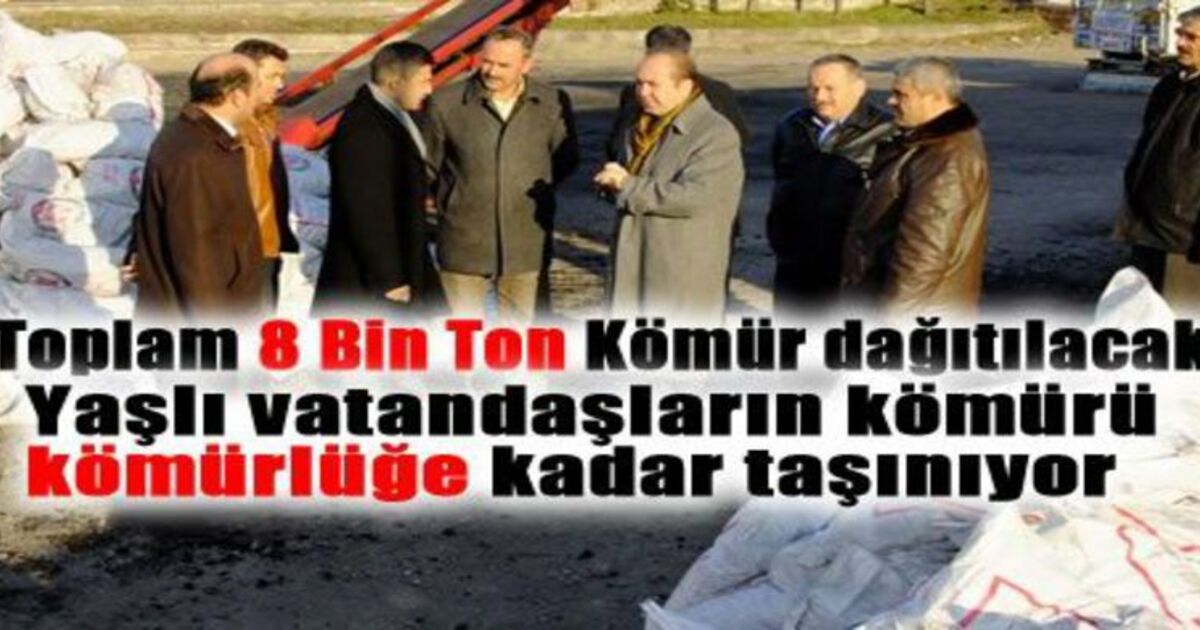 Bafra Kaymakamlığından Kömür Dağıtımı