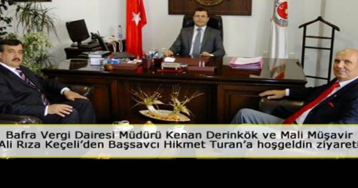 Vergi Müdüründen Başsavcı`ya Ziyaret
