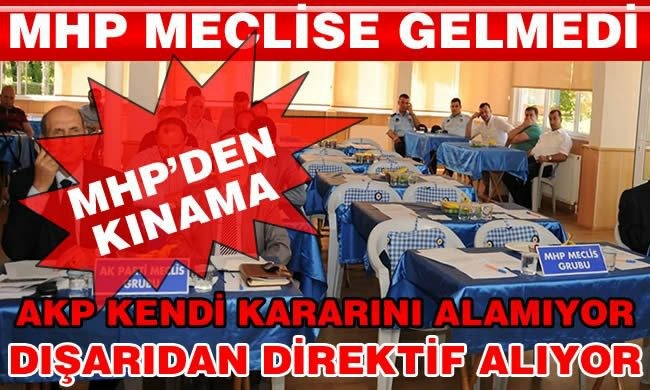 Mhp Meclise Gelmedi - Bafra Belediyesi`nin MHP`li Meclis üyeleri, Okul bahçesine okul yapılmasını protesto etmek amacıyla Mayıs ayı olağan Meclis toplantısına katılmadı.