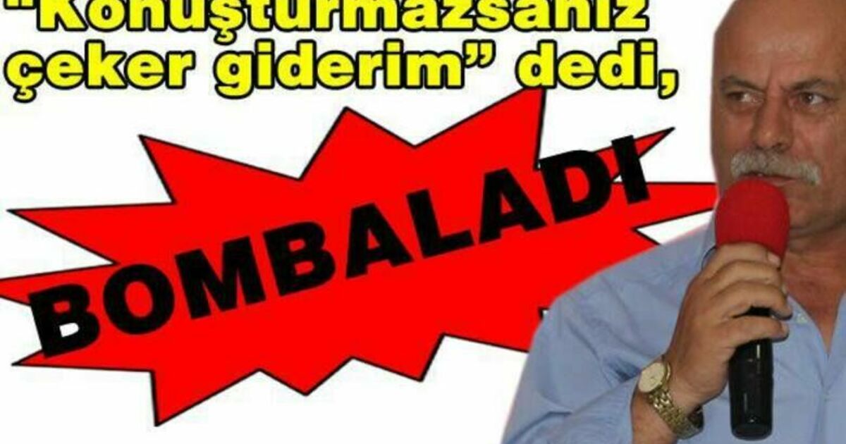 Yusuf Sekmen, Konuşturmazsanız Giderim Dedi Bombaladı