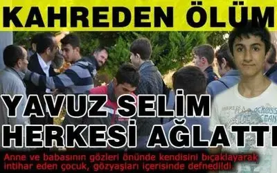 Yavuz Selim Umar Kendini Bıçaklayarak Öldürdü