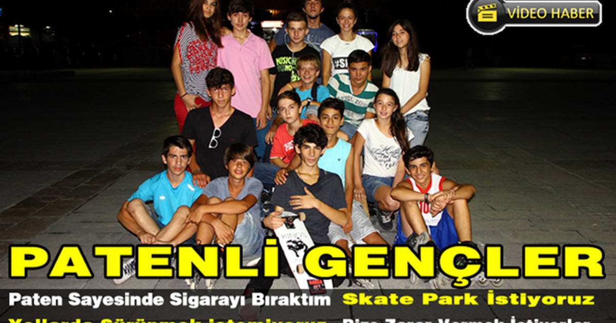 Patenli Gençlerin Skate Park İsteği