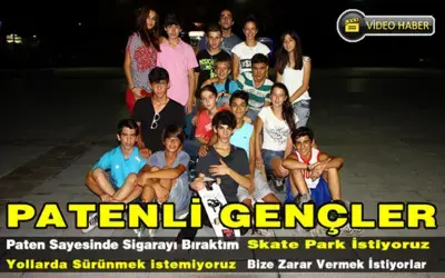 Patenli Gençlerin Skate Park İsteği