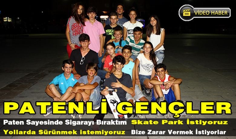 Patenli Gençlerin Skate Park İsteği