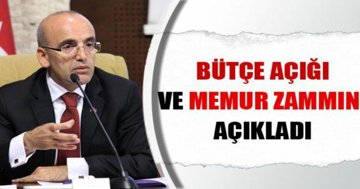 Maliye Bakanı Şimşek Bütçe Açığı Ve Memur Zamlarını Açıkladı
