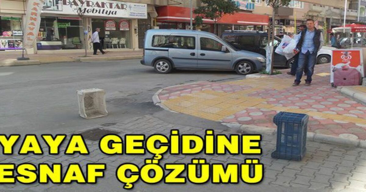 Yaya Geçidine Esnaf Çözümü