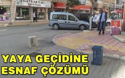 Yaya Geçidine Esnaf Çözümü