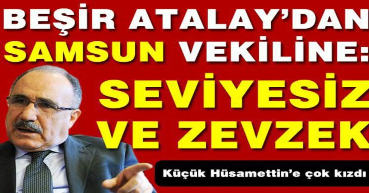 Başbakanı Küçük Hüsamettin'e Benzetti