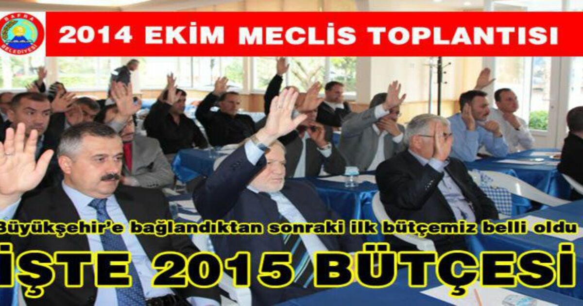 Bafra Belediyesi 2015 Bütçesi Belirlendi