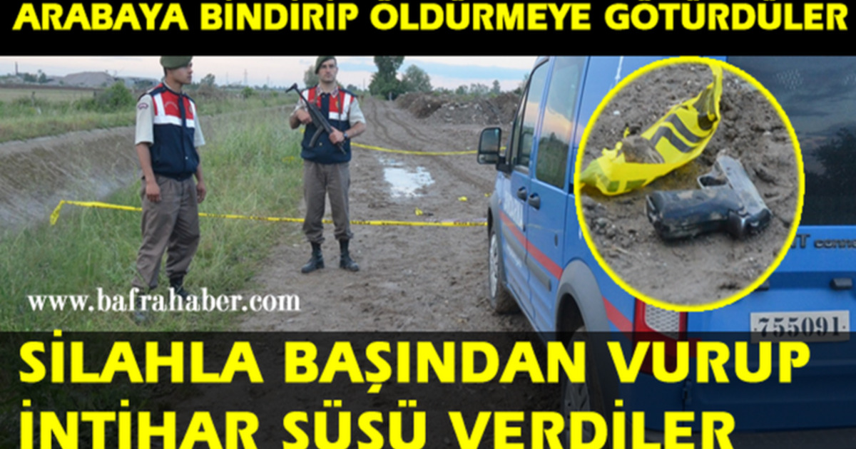 Bafra`da Bir Genç Kafasından Vurulmuş Halde Bulundu
