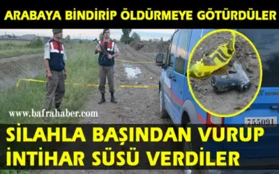 Bafra`da Bir Genç Kafasından Vurulmuş Halde Bulundu