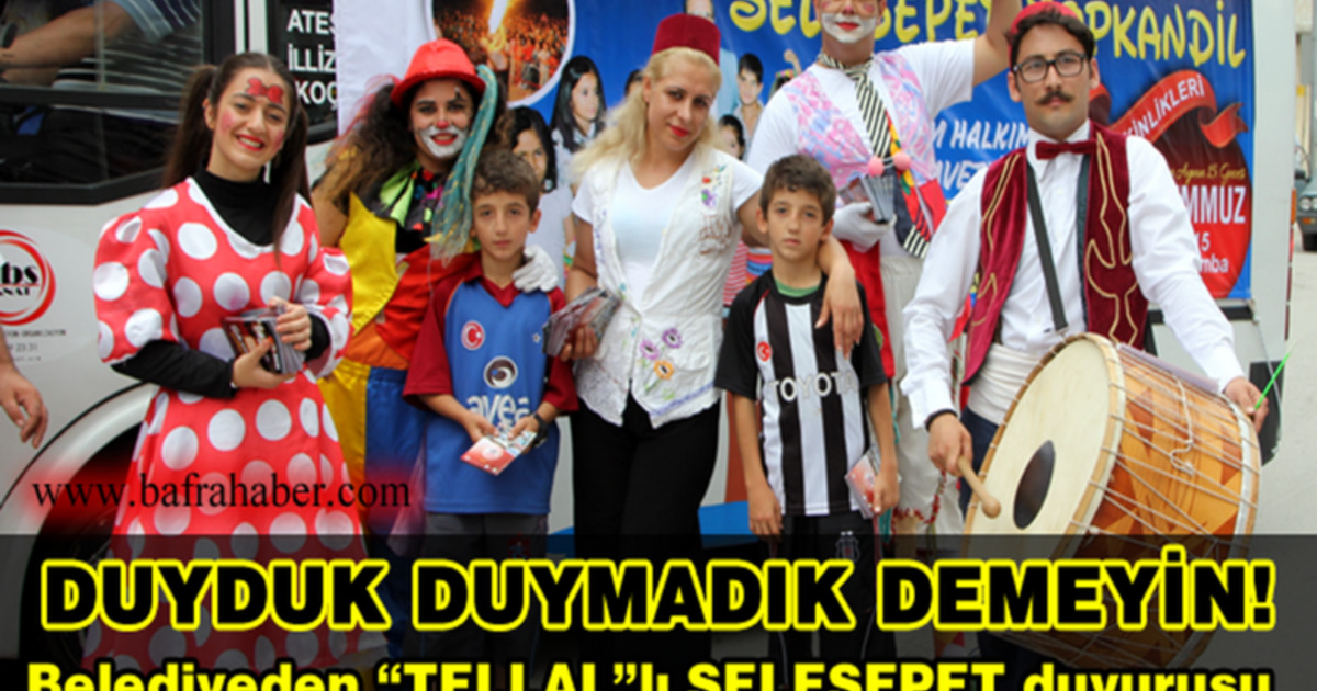 Tellal`lı Sele sepet Duyurusu