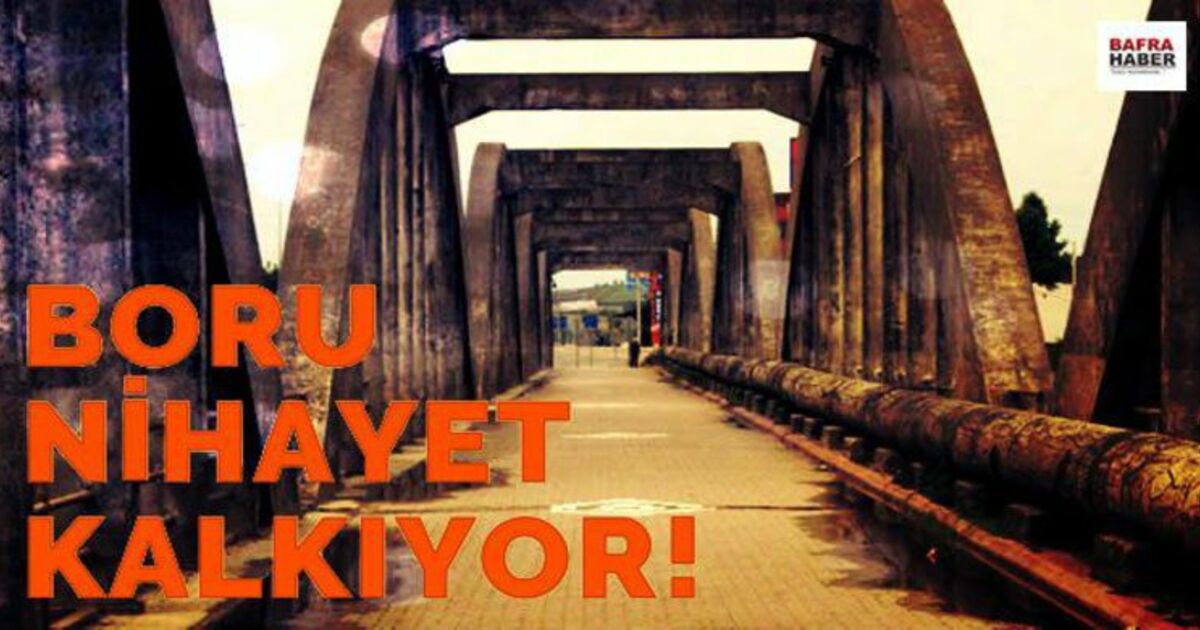 Çetinkaya Köprüsü`ndeki Borular Kalkıyor