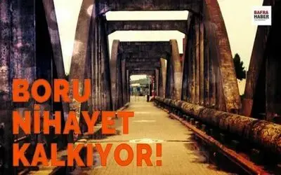Çetinkaya Köprüsü`ndeki Borular Kalkıyor