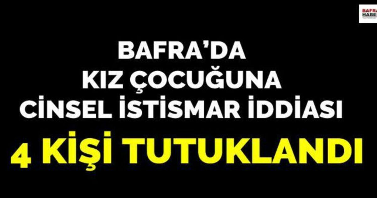 Bafra`da Kız Çocuğuna Cinsel İstismar İddiası