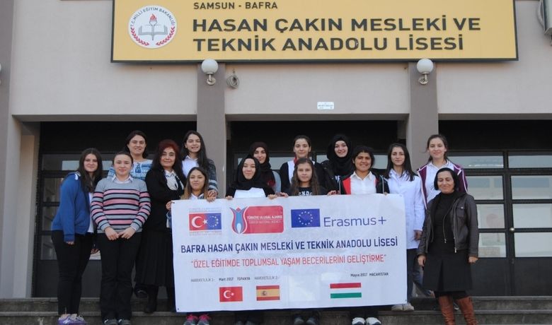 Öğrencileri Erasmus İleYurt Dışı Eğitimi Alacaklar - Samsun Bafra Hasan Çakın Kız Mesleki ve Teknik Anadolu Lisesinin “Özel Eğitimde Toplumsal Yaşam Becerilerini Geliştirme" projesi Ulusal Ajans tarafından kabul edildi.