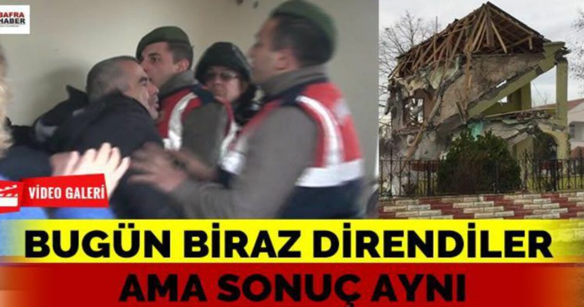 Yörükler`de Yıkım... Bugün Biraz Direndiler Ama...