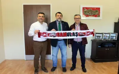 Bursaspor Genel Müdürü Başoğlu Samulaş'a Konuk Oldu