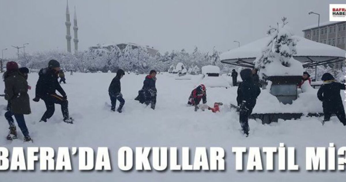 Samsun Valisi İbrahim Şahin`den Kar Tatili Açıklaması