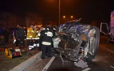 Bafra'da Trafik Kazası: 1 Ölü, 1 Yaralı
